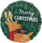 Amscan Merry Christmas, Karácsonyi fólia lufi 43 cm DPA4613075 (DPA4613075)