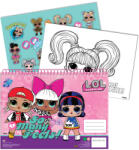 GIM LOL Surprise Many Feels A/4 spirál vázlatfüzet 40 lapos matricával GIM36300416 (GIM36300416)