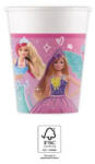 Procos Barbie Fantasy papír pohár 8 db-os 200 ml FSC PNN94567 (PNN94567)