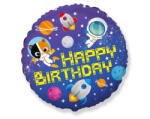 Godan Happy Birthday Space, Űr fólia lufi 46 cm (WP) MLG314823 (MLG314823)