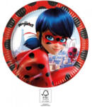 Procos Miraculous Ladybug, Katicabogár és Fekete macska kalandjai papírtányér 8 db-os 23 cm FSC PNN93444 (PNN93444)