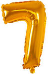 Procos Mini 7-es Gold szám Fólia lufi 33 cm PNN89648 (PNN89648)