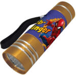 Kids Licensing Pókember Gold LED elemlámpa 9 cm EWA50067SPC (EWA50067SPC)