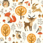 POL-MAK Állatos Forest Friends szalvéta 20 db-os 33x33 cm PKK029101 (PKK029101)