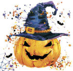 POL-MAK Halloween Creepy Pumpkin szalvéta 20 db-os 33x33 cm PKK044067 (PKK044067)