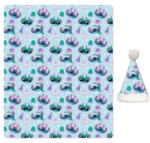 Aymax Disney Lilo és Stitch, A csillagkutya Karácsony polár takaró és sapka szett NETAYM073287 (NETAYM073287)