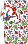 Jerry Fabric Bosszúállók White gumis lepedő 90x200 cm JFK034934 (JFK034934)