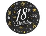 Godan B&C Happy Birthday 18 papírtányér 6 db-os 18 cm MLG164527 (MLG164527)