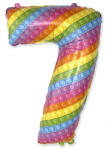 Godan Pop It 7-es szám fólia lufi 69 cm MLG312959 (MLG312959)