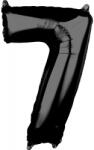 Amscan Szám Fólia lufi 7-es, Black 66*43 cm DPA3884801 (DPA3884801)
