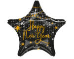 Godan Happy New Year Midnight fólia lufi 46 cm MLG450294 (MLG450294)