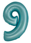 Godan Kék 9-es Light Blue Mat szám fólia lufi 76 cm MLG159011 (MLG159011)