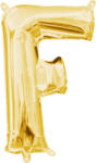 Amscan Mini F betű Fólia lufi, Gold 33 cm DPA3302201 (DPA3302201)