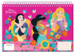 GIM Disney Hercegnők Spring A/4 spirál vázlatfüzet, 30 lapos GIM33152413 (GIM33152413)