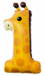 Godan Giraffe, Zsiráf 1-es szám fólia lufi 80 cm MLG128895 (MLG128895)