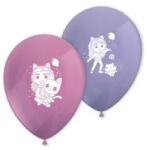 Procos Gabby's Dollhouse, Gabi babaháza léggömb, lufi 8 db-os PNN95767 (PNN95767)