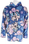 Aymax Disney Lilo és Stitch, A csillagkutya Hibiscus belebújós plüss polár takaró, poncsó 3-6 év AYM077094 (AYM077094)