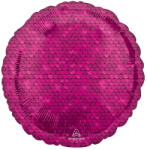 Amscan Rózsaszín flitter mintás fólia lufi 43 cm DPA4219801 (DPA4219801)