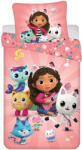 Jerry Fabrics Gabby's Dollhouse ágyneműhuzat 140×200cm, 70×90 cm JFK033845 (JFK033845)