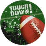 Amscan Touchdown papírtányér 8 db-os 22, 8 cm DPA9912275 (DPA9912275)