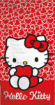 Aymax Hello Kitty Hearts fürdőlepedő, strand törölköző 70x140cm (Fast Dry) AYM077896 (AYM077896)