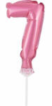 Godan Pink, Rózsaszín 7-es szám fólia lufi tortára 13 cm MLG113648 (MLG113648)