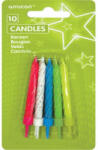 Amscan Színes tortagyertya, gyertya szett 10 db-os NETDPA1708999 (NETDPA1708999)