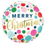 Godan Merry Christmas Dots fólia lufi 46 cm MLG317001 (MLG317001)