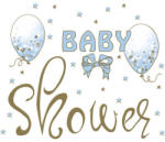 POL-MAK Babaváró Blue szalvéta 20 db-os 33x33 cm PKK046023 (PKK046023)