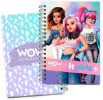 Kids Licensing WOW Generation Girls A5 vonalas füzet matricával EWA00001WOWB (EWA00001WOWB)