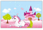 Procos Unicorn Castle, Unikornis papír asztalterítő 120x180 cm FSC PNN93793 (PNN93793)