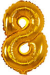 Procos Mini 8-as Gold szám Fólia lufi 33 cm PNN89649 (PNN89649)