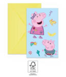 Procos Peppa Pig Messy Play, Peppa malac Party meghívó 6 db-os FSC PNN94113 (PNN94113)