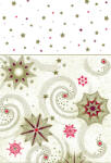 Pol-Mak Karácsony Gold Stars and Twirls papír asztalterítő 120x180 cm PKK758460 (PKK758460)