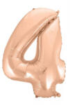 Godan Rose Gold 4-es szám fólia lufi 92 cm MLG106305 (MLG106305)