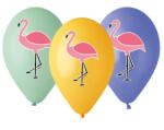 Godan Flamingo, Flamingó léggömb, lufi 5 db-os 13 inch (33 cm) NETMLG319156 (NETMLG319156)
