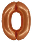 Godan Réz 0-ás Copper szám fólia lufi 76 cm MLG157833 (MLG157833)