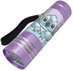 Kids Licensing Disney Lilo és Stitch, A csillagkutya Purple LED elemlámpa 9 cm NETEWA00048STD (NETEWA00048STD)