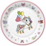 Pol-Mak Unikornis Colourful papírtányér 8 db-os 18 cm PKK758521 (PKK758521)