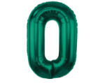 Godan B&C Bottle Green, Zöld 0-ás szám fólia lufi 85 cm MLG190137 (MLG190137)