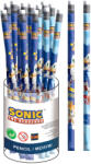 GIM Sonic a sündisznó Rush HB grafit ceruza radír véggel NETGIM33481600 (NETGIM33481600)