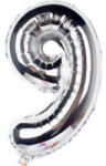 Procos Mini 9-es szám Silver Fólia lufi 35 cm PNN89806 (PNN89806)