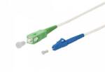  SC/APC - LC/UPC simplex 9/125 SM 5m brat. alb 3mm B3 LSZH (443)