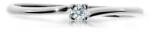 Cutie Diamonds Inel strălucitor din aur alb cu diamant DZ6733-2948-00-X-2 50 mm