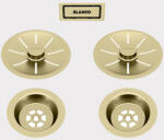 Blanco INFINO SZETT- kétmedencés mosogatóhoz, satin gold (203477)