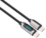 Solight USB-C kábel kijelzővel, USB-C csatlakozó - USB-C csatlakozó, 100W, 2m (SSC1802)