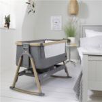 Tutti Bambini CoZee Air Bedside Crib 83x52cm Oak and Charcoal babaöböl