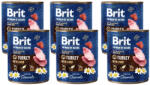 Brit Premium By Nature Curcan cu ficat 6x800g