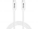 Sandberg USB-C - USB-C (USB 3.1 Gen 2) kábel 100W fehér 1m (136-53) (136-53)