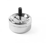 Hendi Scrumiera cu buton pentru golire, Hendi, cromata, diametru 90 mm x 45 mm (H), DNH440209 (DNH440209) Scrumiera
